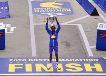 John Korir defends his Boston Marathon title with record run, Sharon Lokedi also repeats