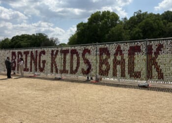 Plight of 20,000 Ukrainian children abducted during war with Russia commemorated on National Mall