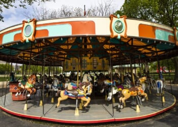 Smithsonian carousel that made civil rights history back in operation on the National Mall
