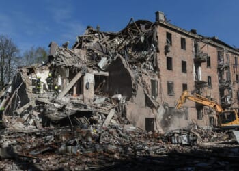 Russian attacks kill 5 and wound more than 40 in Ukraine’s Dnipro as 1 dies in Russia