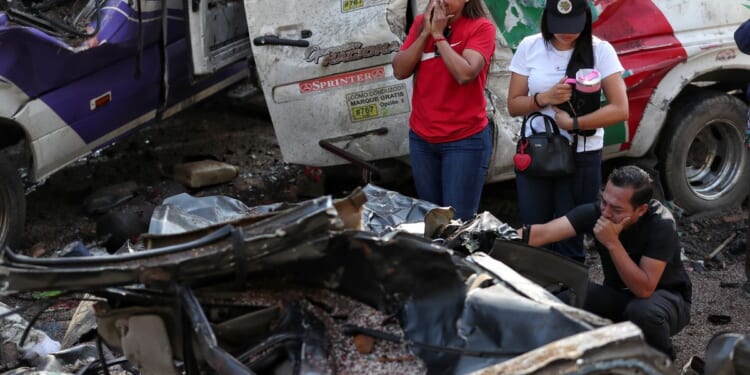 Death toll from bus bombing in southwest Colombia rises to 20 during a wave of violence