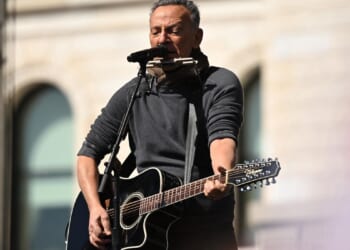 Anti-Trumper Springsteen prays for him at concert after gala shooting
