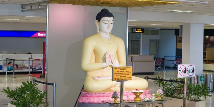 Sri Lankan police bust 22 Buddhist monks at airport smuggling weed in their bags