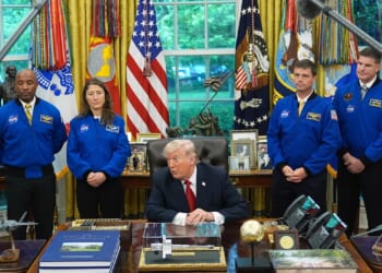 Trump praises ‘very brave’ Artemis II astronauts