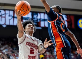 Aden Holloway has a scholarship waiting at Alabama depending on outcome of marijuana case, Oats says