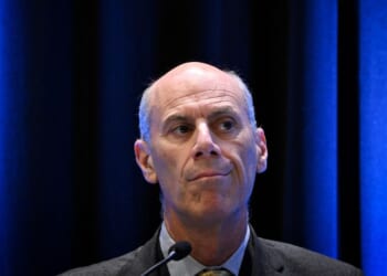 James Boasberg, chief judge of the U.S. District Court for the District of Columbia, attends a panel discussion at the annual American Board Association Spring Antitrust Meeting at the Marriott Marquis in Washington, D.C., on April 2, 2025.
