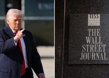 A federal judge has thrown out President Donald Trump's lawsuit against The Wall Street Journal, though the president will be able to try again.