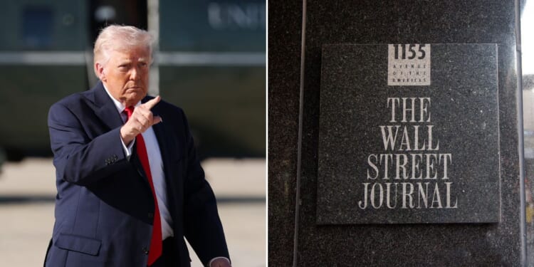A federal judge has thrown out President Donald Trump's lawsuit against The Wall Street Journal, though the president will be able to try again.