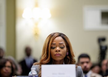 Rep. Sheila Cherfilus-McCormick appears for a hearing of the House Ethics Committee on Capitol Hill on March 26, 2026, in Washington, D.C.