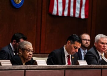 The members of the House Oversight Committee sit at the dais on September 10, 2025.