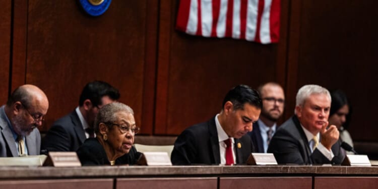 The members of the House Oversight Committee sit at the dais on September 10, 2025.