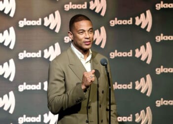 Former CNN host Don Lemon speaks at the 37th GLAAD Media Awards at The Beverly Hilton on March 5, 2026 in Beverly Hills, California.