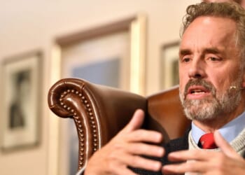 Canadian psychologist Jordan Peterson speaks to students at The Cambridge Union on Nov. 2, 2018 in Cambridge, Cambridgeshire.