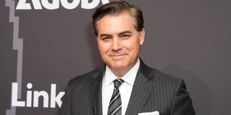 Former CNN reporter Jim Acosta stands at red carpet on May 12, 2025 in New York.