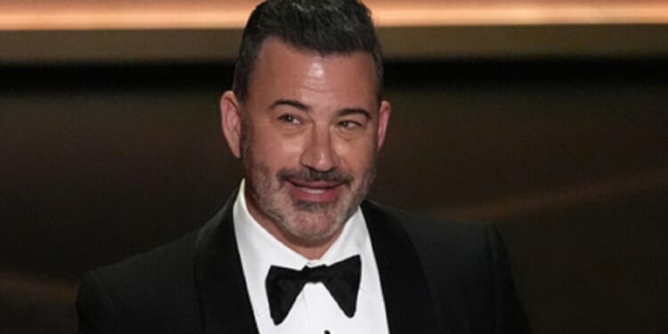 ABC's Jimmy Kimmel, pictured presenting an award at the Oscars on March 16.