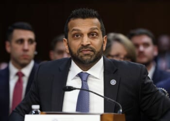 Federal Bureau of Investigation Director Kash Patel arrives to a Senate Intelligence Committee hearing on worldwide threats in the Hart Senate Office Building on March 18, 2026, in Washington, D.C.