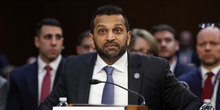 Federal Bureau of Investigation Director Kash Patel arrives to a Senate Intelligence Committee hearing on worldwide threats in the Hart Senate Office Building on March 18, 2026, in Washington, D.C.