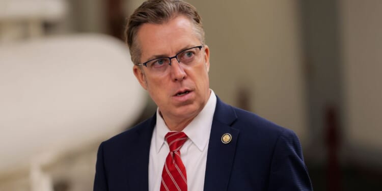 Rep. Andy Ogles walks through the U.S. Capitol on Feb. 3, 2026, in Washington, D.C.