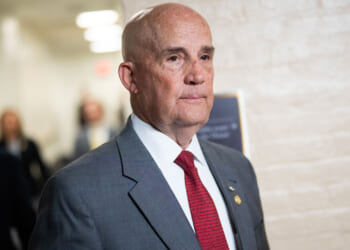 Rep. Keith Self speaks to reporters in the Capitol