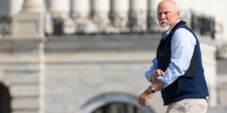 Rep. Chip Roy, R-Texas, walks up the House steps for a vote in the U.S. Capitol on Thursday, April 16, 2026.