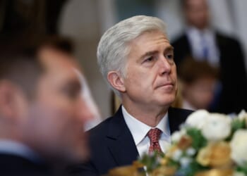 Neil Gorsuch seated