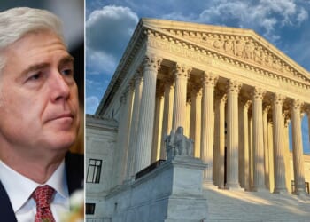 Supreme Court Associate Justice Neil Gorsuch, left, wrote the opinion on the case.