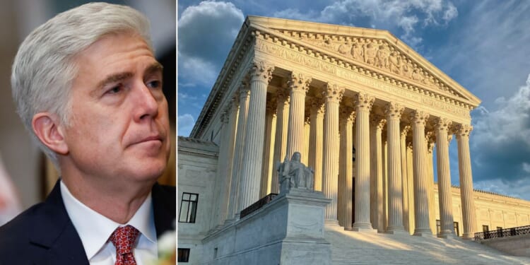 Supreme Court Associate Justice Neil Gorsuch, left, wrote the opinion on the case.