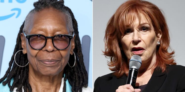 "The View's" Whoopi Goldberg, left, and Joy Behar continue to spew hate and spread lies about President Donald Trump.