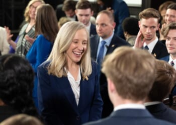 Abigail Spanberger smiling