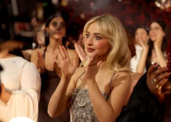 Sabrina Carpenter attends the 68th GRAMMY Awards at Crypto.com Arena on Feb. 1, 2026, in Los Angeles, California.