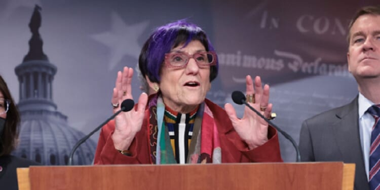 U.S. Rep. Rosa DeLaura, pictured speaking in a 2022 file photo.