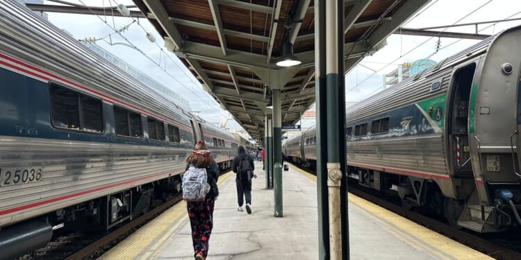 More people taking the train as gas prices climb higher