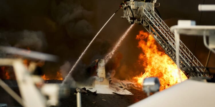 Fire destroys a lab building on a University of South Florida campus