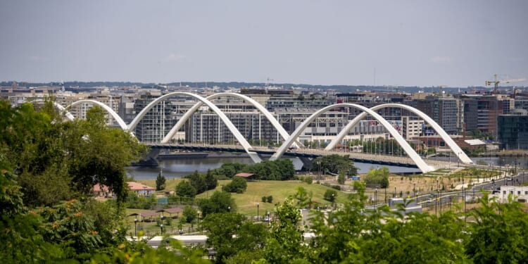 Anti-war protester says he will stay on Frederick Douglass Memorial Bridge another night