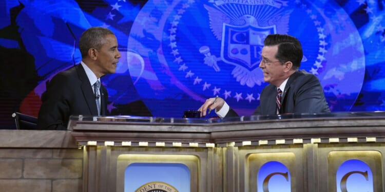 Obama suggests Colbert would outperform Trump as president in final ‘Late Show’ sit-down