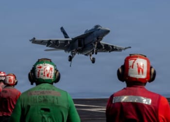 Navy jet fighter disabled an Iran-flagged oil tanker trying to breach U.S. blockade