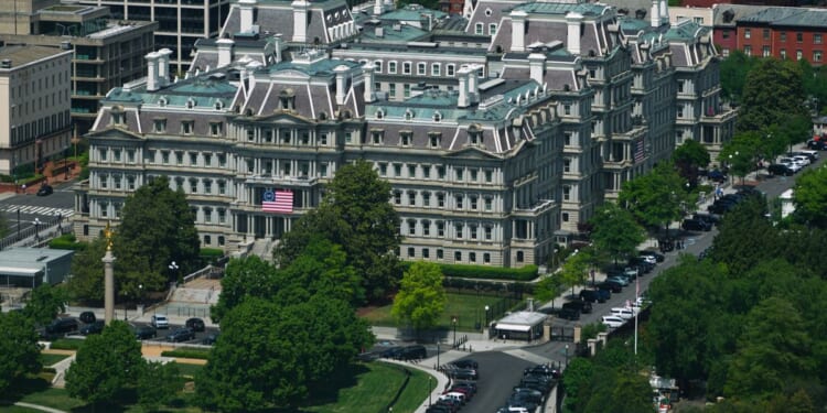 Trump’s plan to paint the Eisenhower office building could cost at least $7.5M, the White House says