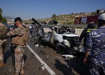 Israeli drone strikes near Beirut kill 4 and southern airstrikes kill at least 13