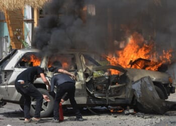 Israeli drone strikes hit highway south of Beirut, killing 8, including 2 children