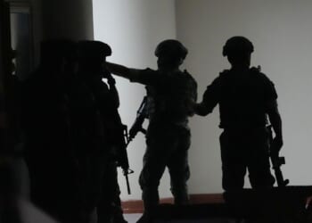 Gunfire breaks out in Philippine Senate where authorities have tried to arrest a senator