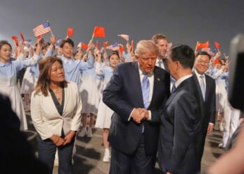 Trump arrives in Beijing for high-stakes meeting with Chinese President Xi