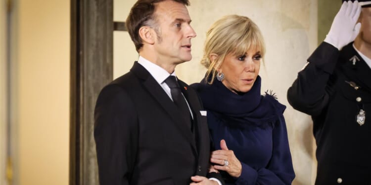 Brigitte Macron’s viral slap of French president linked to texts with Iranian actress, book alleges