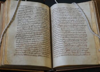 Researchers stunned by a forgotten medieval book in Rome hiding the oldest English poem