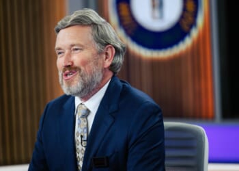 ‘I’m not running against President Trump’