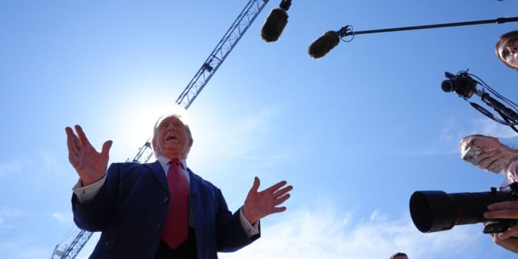 Trump says economic pinch from war is ‘peanuts’ vs. aim of nuke-free Iran