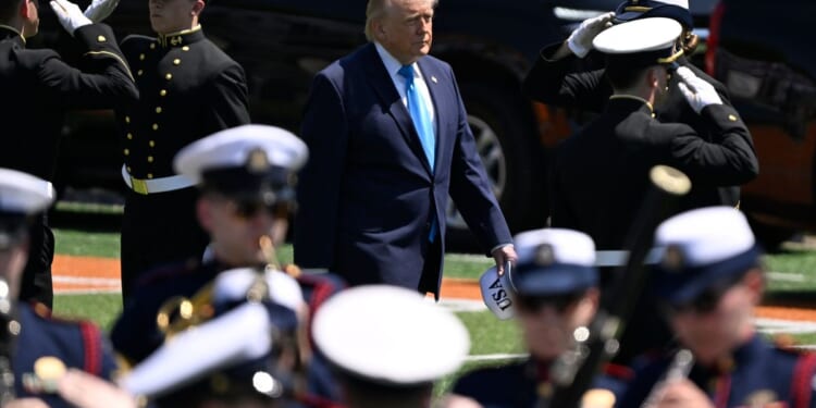 Trump praises Coast Guard for its role in America’s global dominance, strong borders