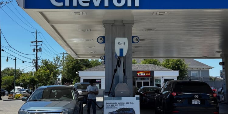 Newsom’s office warns Californians to avoid Chevron this holiday weekend, citing high gas prices