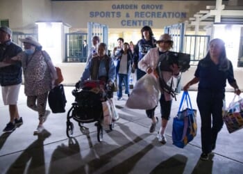 Evacuation centers fill up in Southern California as efforts continue to cool damaged chemical tank
