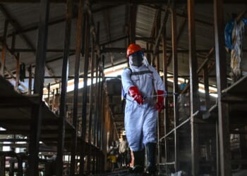 A second Ebola treatment center is set ablaze in eastern Congo, with 18 suspected cases fleeing