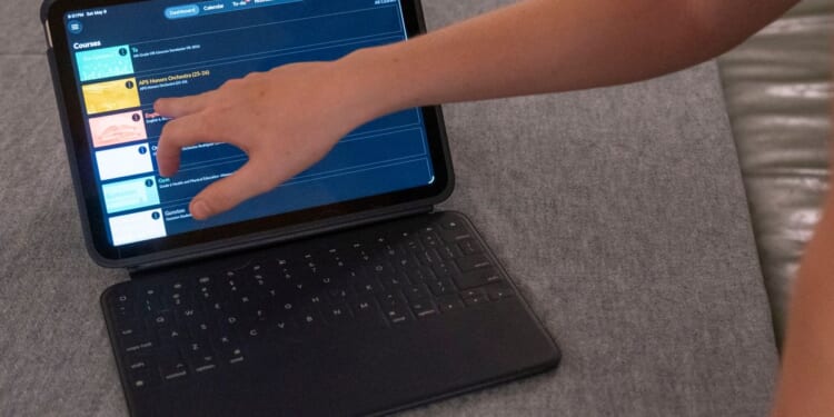 America’s tech-filled classrooms are facing a backlash against school-assigned devices